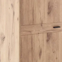 Wohnen 1-türiger Garderobenschrank in Wildeiche Optik - Vapposia