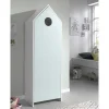 Wohnen Kinderkleiderschränke|Kindermöbel*1-türiger Kinderschrank in Hausform 58x172x37 - Indefiva
