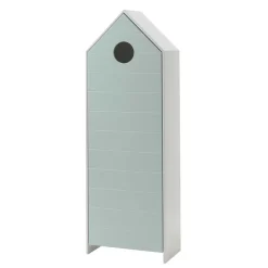 Wohnen Kinderkleiderschränke|Kindermöbel*1-türiger Kinderschrank in Hausform 58x172x37 - Indefiva