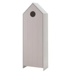 Wohnen Kinderkleiderschränke|Kindermöbel*1-türiger Kinderzimmerschrank in Hausoptik - Indefiva