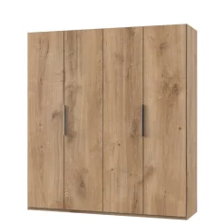 Wohnen 4-türiger Kleiderschrank im Holz Look - Dagidoyo