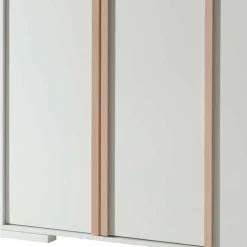 Wohnen Weiße Möbel|Jugendzimmerschränke*3-türiger Kleiderschrank in Weiß - Eldrus