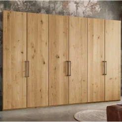 Wohnen 6-türiger Kleiderschrank in zwei Höhen - Siestago