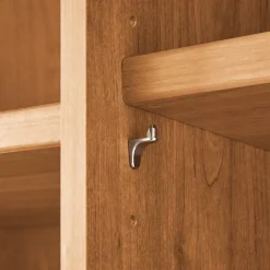 Wohnen 7-türiger Kleiderschrank in Weiß Glas - Dilacco