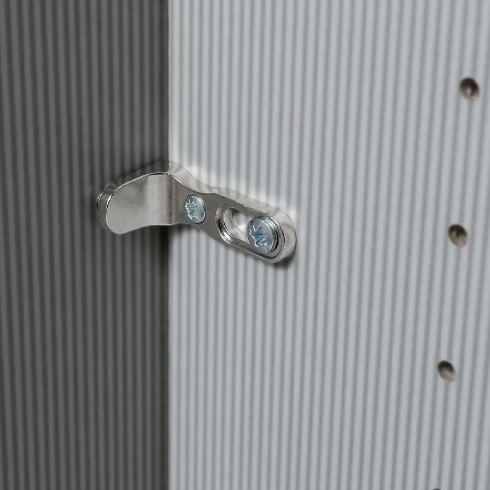 Wohnen 4-türiger Kleiderschrank in Weiß Glasfront - Rocca