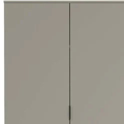 Wohnen Kinderkleiderschränke|Babyzimmerschränke*3-türiger Kleiderschrank in Grau - Suzanas