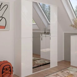 Wohnen Jugendzimmerschränke*8-türiger Kleiderschrank kompakt - Ejulia (dreiteilig)