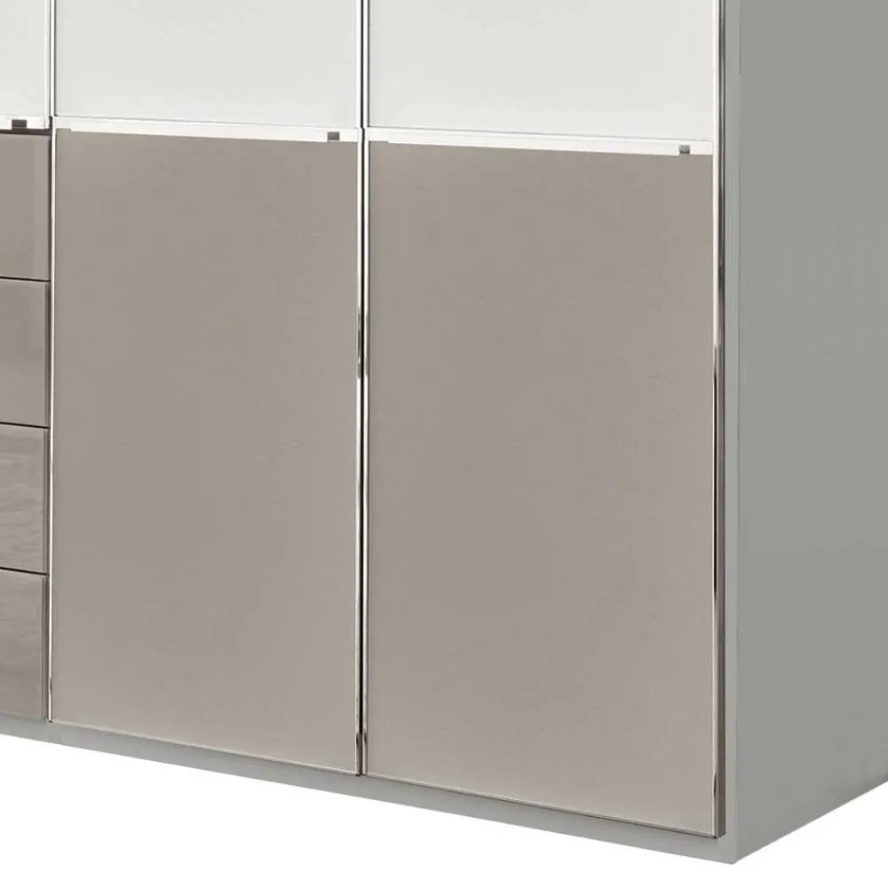 Wohnen 8-türiger Kleiderschrank mit acht Schubladen - Pascan