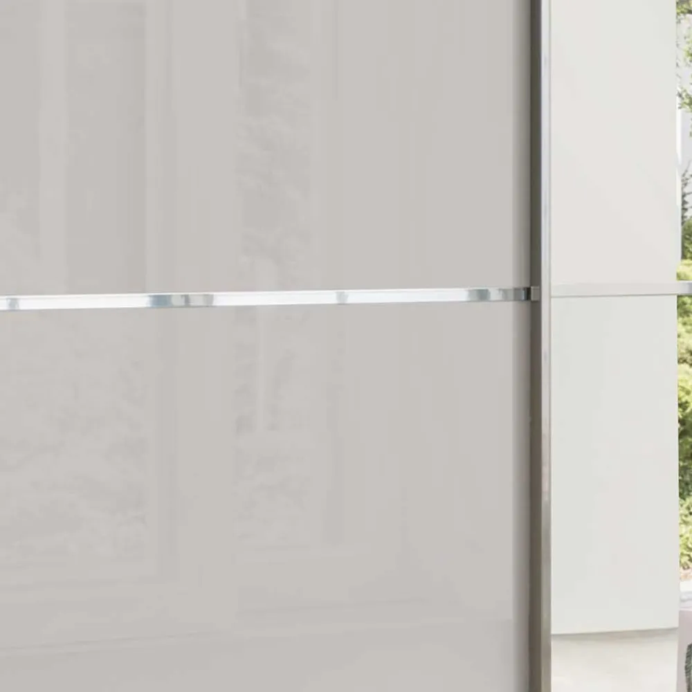 Wohnen 2-türiger Schiebetürenschrank mit 1 Spiegeltür - Cosima