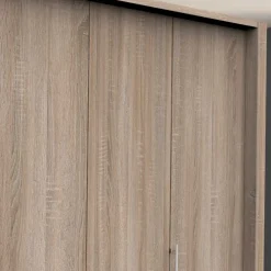 Wohnen 2-türiger Schlafzimmer Kleiderschrank mit Falttüren - Zayun