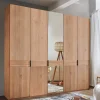Wohnen 5-türiger Schlafzimmer-Kleiderschrank teilmassiv - Murray