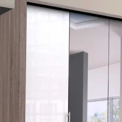 Wohnen Schränke|Kleiderschränke*2-türiger Schlafzimmerschrank mit Spiegel - Empresian