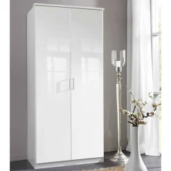 Wohnen Weiße Möbel|Jugendzimmerschränke*2-türiger Schlafzimmerschrank in Weiß - Venture I