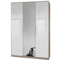 Wohnen Glasmöbel|Jugendzimmerschränke*3-türiger Schlafzimmerschrank zweifarbig - Grands