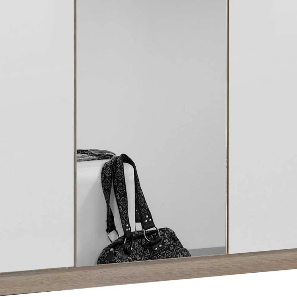 Wohnen Glasmöbel|Jugendzimmerschränke*3-türiger Schlafzimmerschrank zweifarbig - Grands