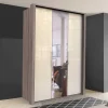 Wohnen 2-türiger Schlafzimmer-Schrank mit Spiegel - Tornado