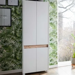 Wohnen Schuhschränke*4-türiger Schrank für Schuhe in Weiß - Etravia