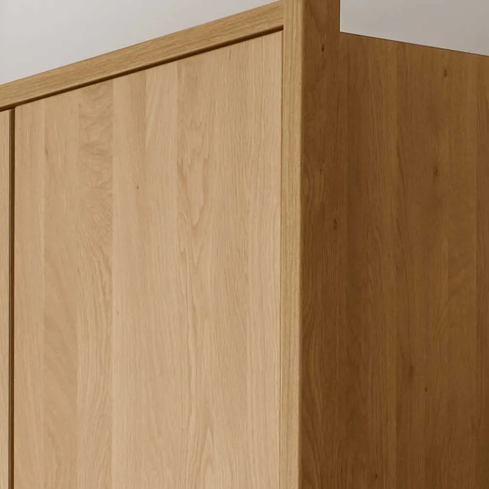 Wohnen Jugendzimmerschränke*4-türiger Schrank fürs Schlafzimmer in Eichefarben - Emdsiva