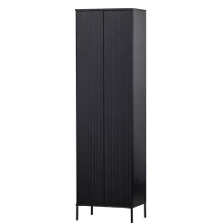 Wohnen 2-türiger Schrank in Schwarz - Gelvins
