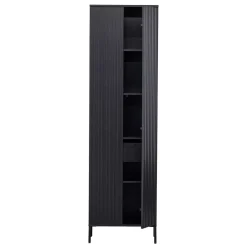 Wohnen 2-türiger Schrank in Schwarz - Gelvins