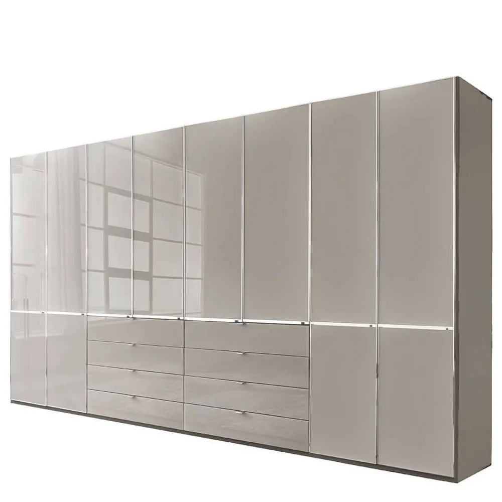 Wohnen 8-türiger Schrank mit acht Schubladen - Nucina