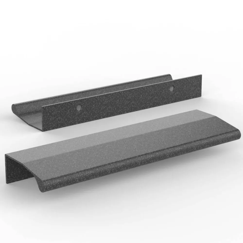 Wohnen 6-türiger Schrank mit Glas Dunkelbraun - Hung