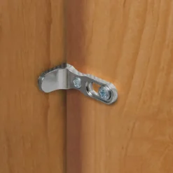 Wohnen 6-türiger Schrank mit Glas Dunkelbraun - Hung