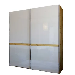 Wohnen Jugendzimmerschränke*2-türiger Schwebetüren Kleiderschrank 200cm breit - Crascanu