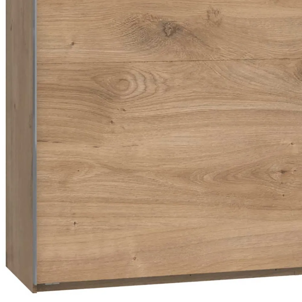 Wohnen 2-türiger Schwebetürenschrank im Holz Look - Dagidoyo
