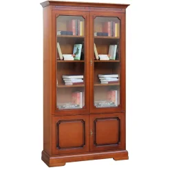 Wohnen Esszimmer-Vitrinen*4-türiger Vitrinenschrank im klassischen Stil - Kimms