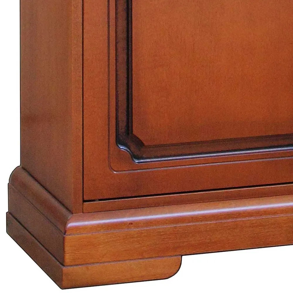 Wohnen Esszimmer-Vitrinen*4-türiger Vitrinenschrank im klassischen Stil - Kimms