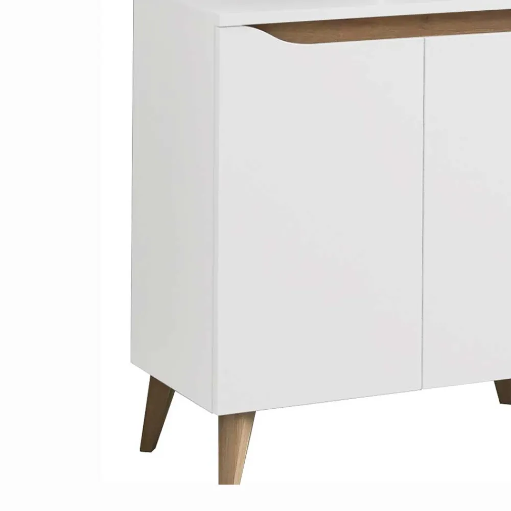 Wohnen Waschtisch|Waschbeckenunterschränke*2-türiger Waschbeckenschrank modern - Zenata