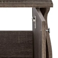 Wohnen Badschränke|Waschtisch*2-türiger Waschbeckenschrank in Eiche Grau NB - Fionora