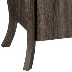 Wohnen Badschränke|Waschtisch*2-türiger Waschbeckenschrank in Eiche Grau NB - Fionora