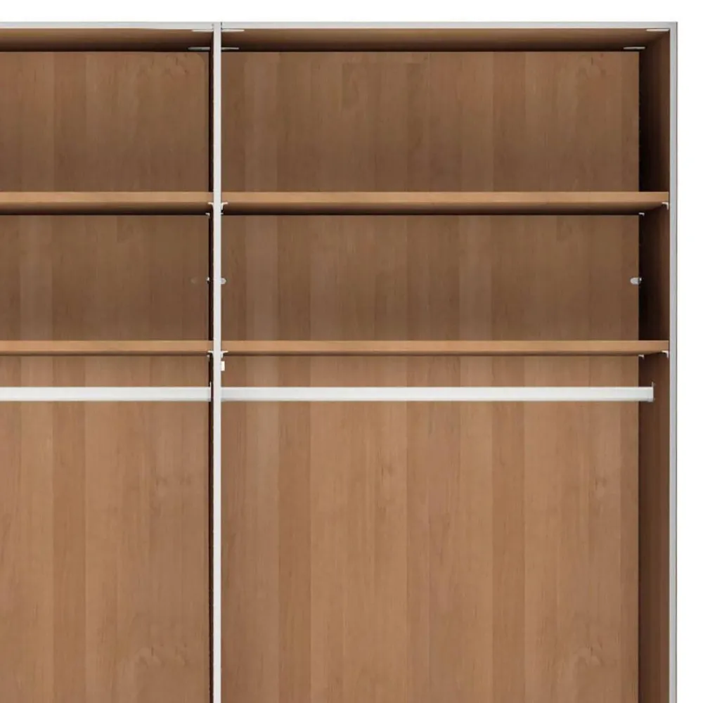 Wohnen 8-türiger XXL-Kleiderschrank in Erle - Angelina