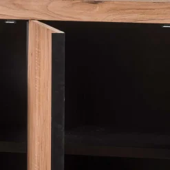 Wohnen 3-türiges Sideboard aus Teak Massivholz - Myons