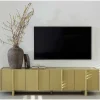 Wohnen Tv & Hifi-Möbel|Tv & Hifi-Möbel*4-türiges TV Lowboard in Khaki - Biledda