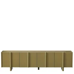 Wohnen Tv & Hifi-Möbel|Tv & Hifi-Möbel*4-türiges TV Lowboard in Khaki - Biledda