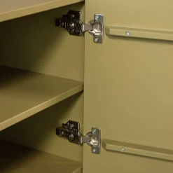 Wohnen Tv & Hifi-Möbel|Tv & Hifi-Möbel*4-türiges TV Lowboard in Khaki - Biledda