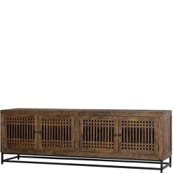 Wohnen Tv & Hifi-Möbel|Tv & Hifi-Möbel*4-türiges TV Lowboard mit 2 m Breite - Charin