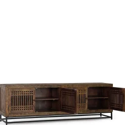 Wohnen Tv & Hifi-Möbel|Tv & Hifi-Möbel*4-türiges TV Lowboard mit 2 m Breite - Charin