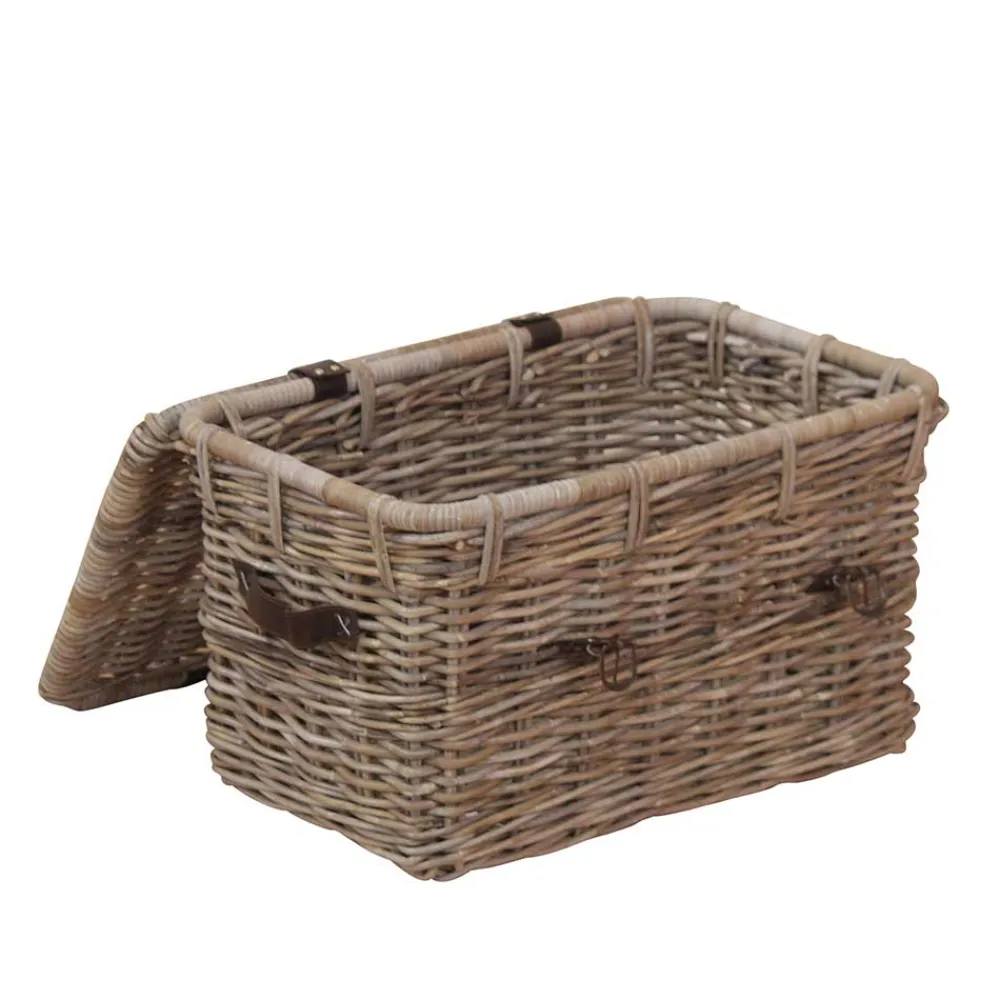 Wohnen Truhe Chris aus Rattan