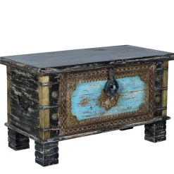 Wohnen Truhe in Schwarz Blau Bronze - Branle