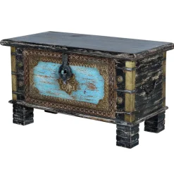 Wohnen Truhe in Schwarz Blau Bronze - Branle