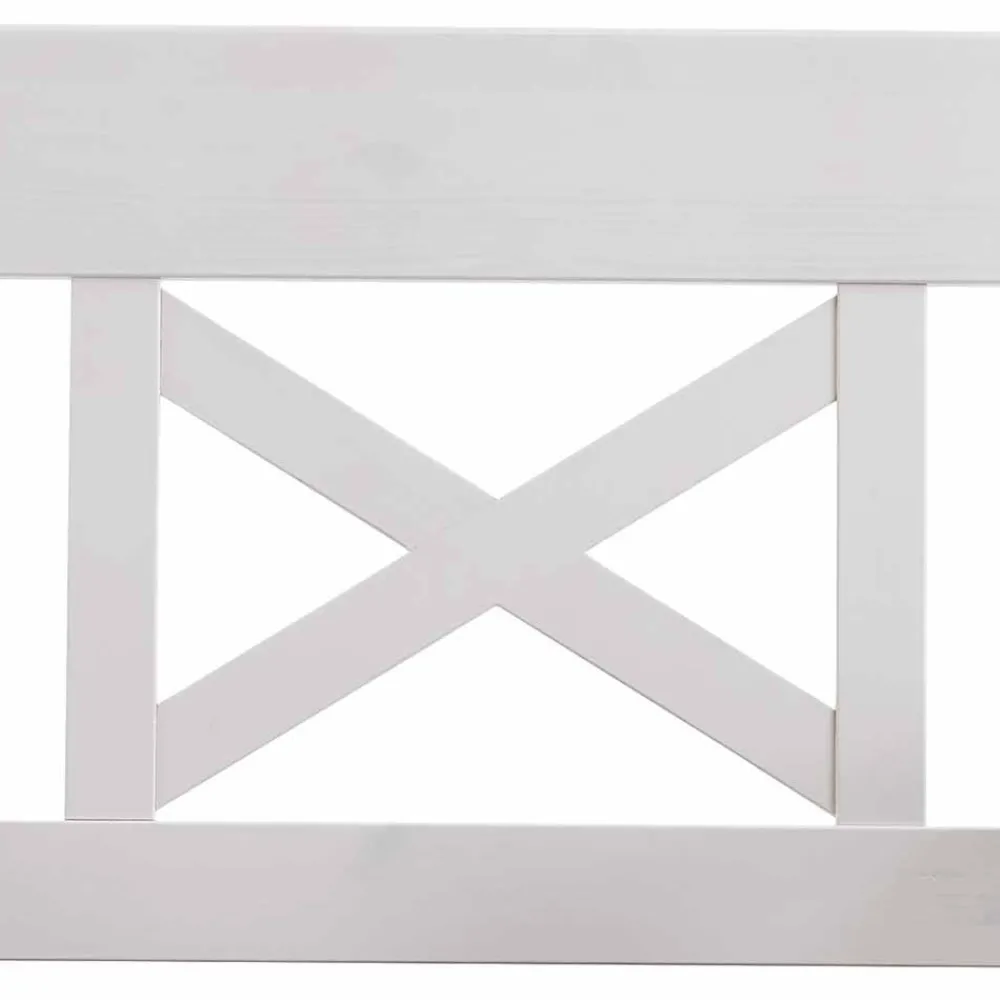 Wohnen Esszimmerbänke*Truhenbank Onesti in Weiß