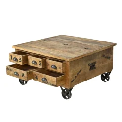 Wohnen Holztruhen*Truhen-Couchtisch Indri aus Mango Massivholz