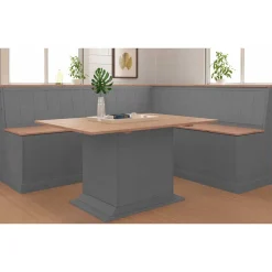 Wohnen Truhen-Eckbank mit vier Sitzplätzen - Bernau