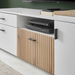 Wohnen TV Anbauwand Set modern - Nenaloro (vierteilig)