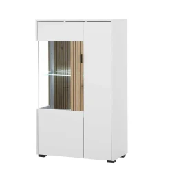 Wohnen TV Anbauwand Set modern - Nenaloro (vierteilig)