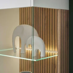 Wohnen TV Anbauwand Set modern - Nenaloro (vierteilig)